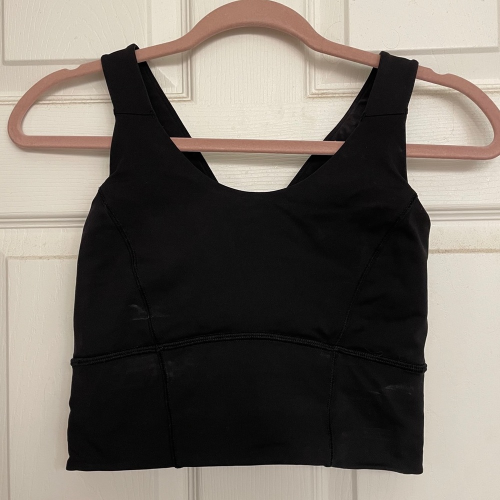 Lululemon Beat the Heat longline sports bra size 6